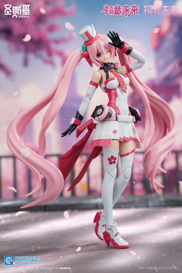 (預購) 聖斯基 初音未來 櫻花未來 粉紅音爆 組裝模型 聖斯基 初音未來 櫻花未來 粉紅音爆 組裝模型