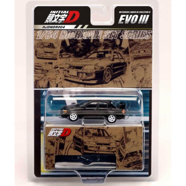 (預購) HOBBY JAPAN 1/64 三菱 Diorama Set Series Mitsubishi Lancer RS Evolution III / Initial D 須藤京一VS高橋涼介 對戰場合 20261027 HOBBY JAPAN 1/64 三菱 Diorama Set Series Mitsubishi Lancer RS Evolution III / Initial D 須藤京一VS高橋涼介 對戰場合
