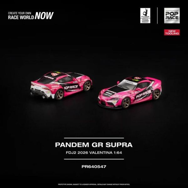 (預購) POP RACE 1/64 PANDEM GR SUPRA FDJ2 VALENTINA PIAZ PR640547 20260923 POP RACE 1/64 PANDEM GR SUPRA FDJ2 VALENTINA PIAZ PR640547