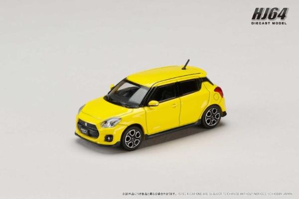 (預購) Hobby JAPAN 1/64 鈴木 SUZUKI SWIFT SPORT (ZC33S) CHAMPION YELLOW (ZFT) 冠軍黃 HJ641083AY 20260406 Hobby JAPAN 1/64 鈴木 SUZUKI SWIFT SPORT (ZC33S) CHAMPION YELLOW (ZFT) 冠軍黃 HJ641083AY