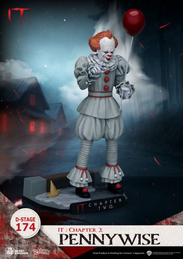 野獸國 Beast Kingdom 牠：第二章 潘尼懷斯 Pennywise DS-174 靜態完成品 野獸國 Beast Kingdom 牠：第二章 潘尼懷斯 Pennywise DS-174 靜態完成品