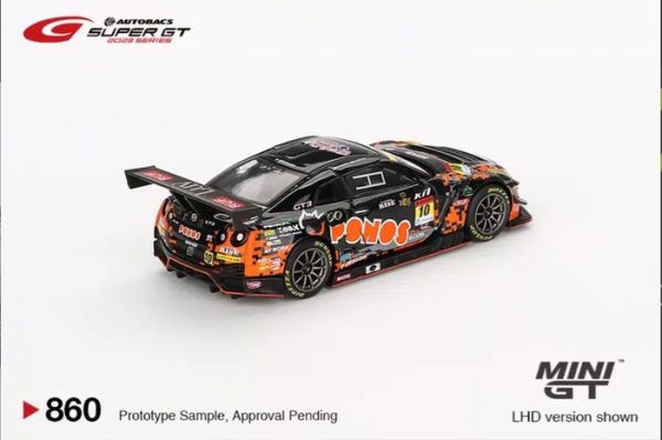 吊卡版 MINIGT 1/64 日產 Nissan GT-R NISMO GT3 #10 PONOS GAINER GT-R GAINER 2023 Super GT LHD 左駕 MGT00860-BL 吊卡版 MINIGT 1/64 日產 Nissan GT-R NISMO GT3 #10 PONOS GAINER GT-R GAINER 2023 Super GT LHD 左駕 MGT00860-BL