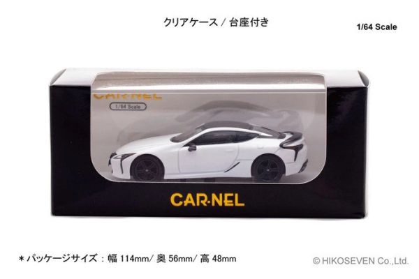CAR-NEL 1/64 凌志 Lexus LC500 "ANIATION" 2021 White Nova Glass Flake 星亮白 CN640043 CAR-NEL 1/64 凌志 Lexus LC500 "ANIATION" 2021 White Nova Glass Flake 星亮白 CN640043