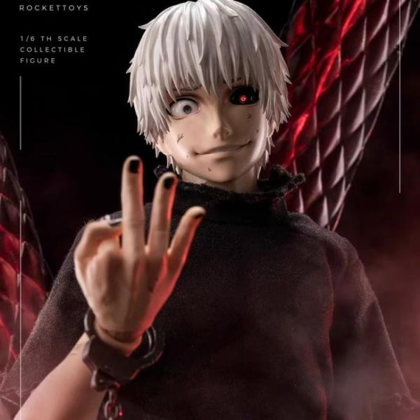 (預購) ROCKETTOYS 正版授權 1/6 東京喰種 金木研 KANEKI 覺醒Ver. 可動完成品 20260716 ROCKETTOYS 正版授權 1/6 東京喰種 金木研 KANEKI 覺醒Ver. 可動完成品
