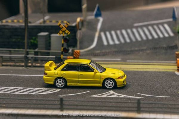 TARMAC WORKS 1/64 三菱 Mitsubishi Lancer GSR Evolution III EVO三代 耀眼黃 車模雙卡組 T64G-050-YL TARMAC WORKS 1/64 三菱 Mitsubishi Lancer GSR Evolution III EVO三代 耀眼黃 車模雙卡組 T64G-050-YL