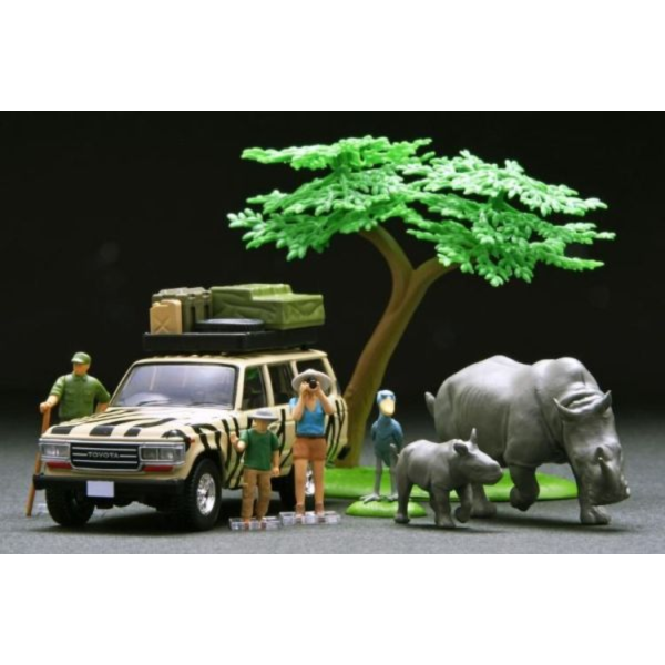 (預購) Tomytec 1/64 KAIYODO x TLV Diocolle 64 # Car Snap 31a Safari 3 w/ Toyota LACD CRUISER 60 20260301 Tomytec 1/64 KAIYODO x TLV Diocolle 64 # Car Snap 31a Safari 3 w/ Toyota LACD CRUISER 60