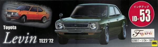 1/24 Toyota TE27 Levin 1972 FUJIMI ID53 富士美 組裝模型 FUJIMI,1/24,ID,Toyota,TE27,Levin,1972