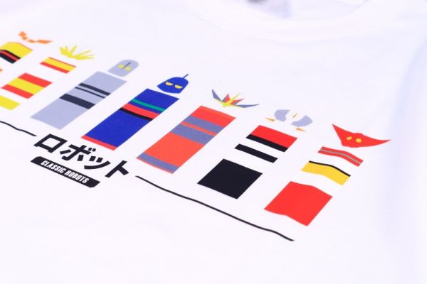 NEXTee 翻轉模玩系列 經典機器人 短袖T恤 白色＆黑色 NEXTee 翻轉模玩系列 經典機器人 短袖T恤 白色＆黑色