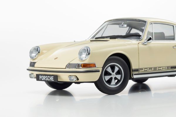 (預購) Kyosho 京商 1/18 Porsche 911S 保時捷 (象牙白黑線／水晶藍白線／巴哈馬黃) 分別販售 20261110 Kyosho 京商 1/18 Porsche 911S 保時捷 (象牙白黑線／水晶藍白線／巴哈馬黃) 分別販售