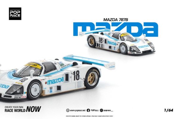 (預購) POP RACE 1/64 馬自達 MAZDA 787B 1991 LE MANS 24HRS #18 20260129 POP RACE 1/64 馬自達 MAZDA 787B 1991 LE MANS 24HRS #18