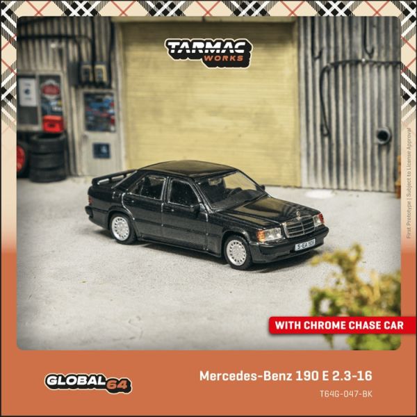(預購) TARMAC WORKS 1/64 賓士 Mercedes-Benz 190 E 2.3-16 Blue-Black metallic T64G-047-BK (預購) TARMAC WORKS 1/64 賓士 Mercedes-Benz 190 E 2.3-16 Blue-Black metallic T64G-047-BK