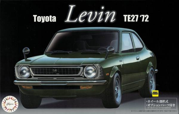 1/24 Toyota TE27 Levin 1972 FUJIMI ID53 富士美 組裝模型 FUJIMI,1/24,ID,Toyota,TE27,Levin,1972