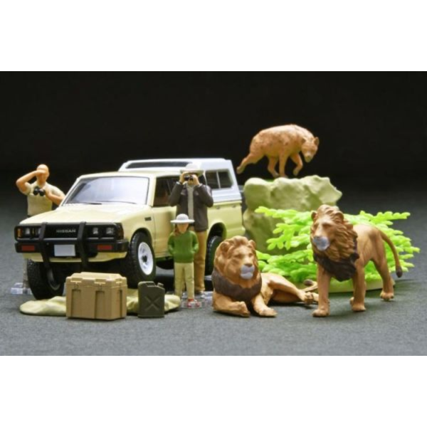 (預購) Tomytec 1/64 KAIYODO x TLV Diocolle 64 # Car Snap 32a Safari 4 w/ NISSAN TRUCK 4×4 20260301 Tomytec 1/64 KAIYODO x TLV Diocolle 64 # Car Snap 32a Safari 4 w/ NISSAN TRUCK 4×4