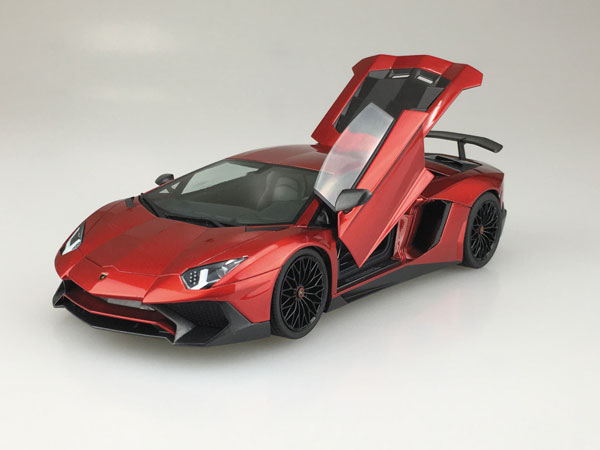 AOSHIMA 青島 1/24 超級跑車 NO.11 藍寶堅尼Aventador SV 組裝模型 AOSHIMA 1/24 超級跑車 NO.11 藍寶堅尼Aventador SV
