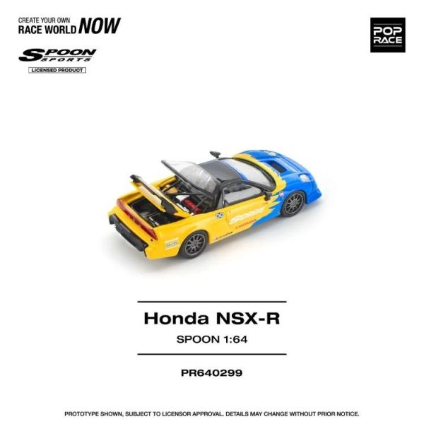 (預購) POP RACE 1/64 本田 HONDA NSX-R SPOON PR640299 20260423 POP RACE 1/64 本田 HONDA NSX-R SPOON PR640299