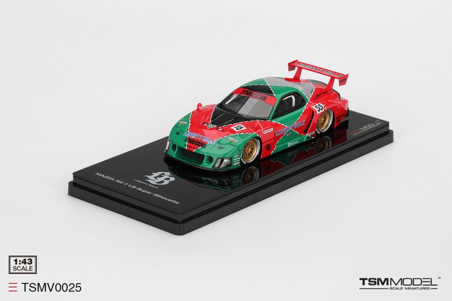 TSM MODEL 1/43 馬自達 MAZDA RX-7 LB-Super Silhouette 787 TSMV0025 TSM MODEL 1/43 馬自達 MAZDA RX-7 LB-Super Silhouette 787 TSMV0025