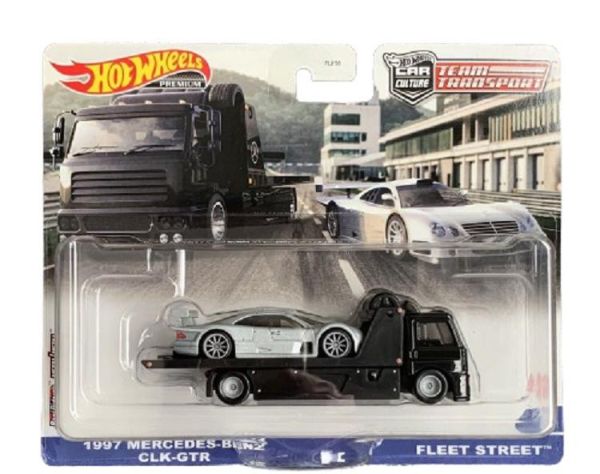 Hot Wheels 風火輪 新運輸車組 1997 MERCEDES-BENZ 賓士 CLK-GTR & FLEET STREET 953W Hot Wheels 風火輪 新運輸車組 1997 MERCEDES-BENZ 賓士 CLK-GTR & FLEET STREET 953W