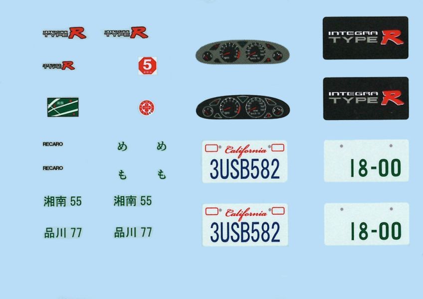 1/24 Spoon Integra TypeR DC2 付 GT-W 大尾翼 FUJIMI ID333 富士美 組裝模型 FUJIMI,1/24,RS,BMW,325i,VW,GOLF,GTI,三菱,STARION,1985,SUBARU,IMPREZA,WRX,HONDA,CR-Z