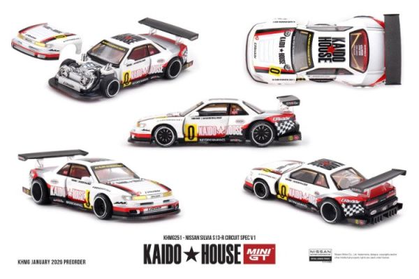 (預購) KAIDO HOUSE x MINIGT 1/64 日產 Nissan Silvia S13-R Circuit Spec V1 KHMG251 20260122 KAIDO HOUSE x MINIGT 1/64 日產 Nissan Silvia S13-R Circuit Spec V1 KHMG251