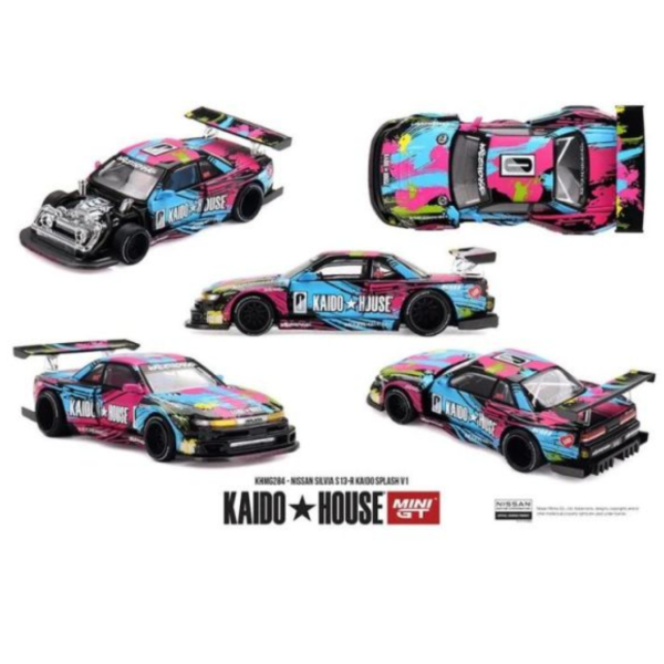 (預購) MINIGT 1/64 日產 Nissan Silvia S13-R Kaido Splash V1 KHMG284 20260528 MINIGT 1/64 日產 Nissan Silvia S13-R Kaido Splash V1 KHMG284