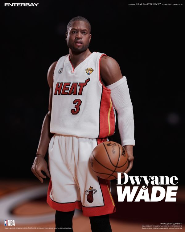 ENTERBAY 1/6 NBA系列 德韋恩韋德 Dwyane Wade 熱火隊 可動完成品 ENTERBAY 1/6 NBA系列 德韋恩韋德 Dwyane Wade 熱火隊 可動完成品