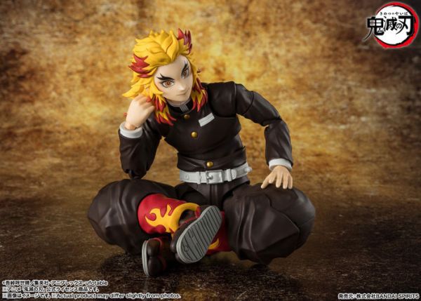 BANDAI S.H.Figuarts SHF 鬼滅之刃 煉獄杏壽郎 可動完成品 BANDAI S.H.Figuarts SHF 鬼滅之刃 煉獄杏壽郎 可動完成品