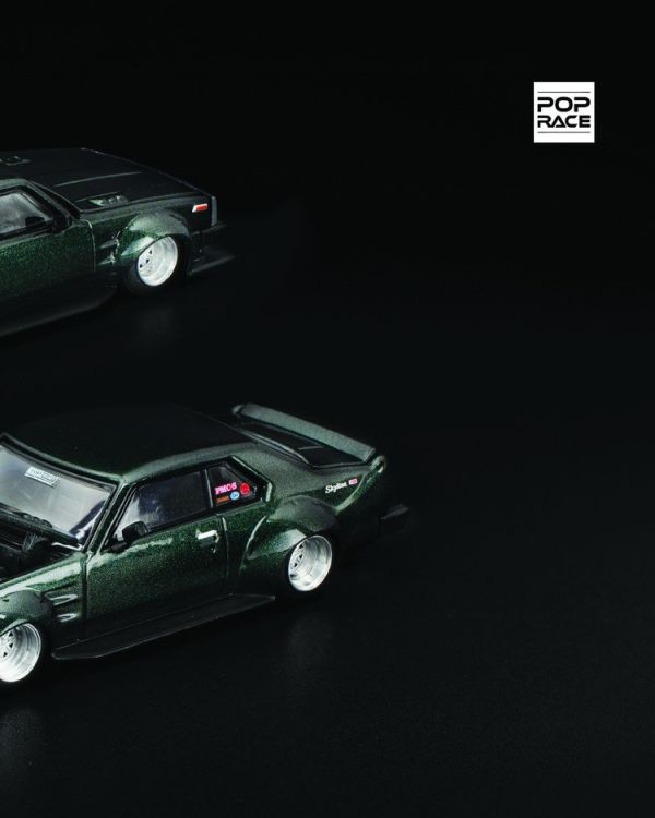 (預購) POP RACE 1/64 日產 SKYLINE C210 DARK GREEN (預購) POP RACE 1/64 日產 SKYLINE C210 DARK GREEN