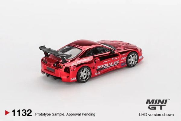 (預購) MINIGT 1/64 豐田 Toyota Supra (A80) Top Secret GT-300 Top Secret Red Chrome MGT01132-L (預購) MINIGT 1/64 豐田 Toyota Supra (A80) Top Secret GT-300 Top Secret Red Chrome MGT01132-L