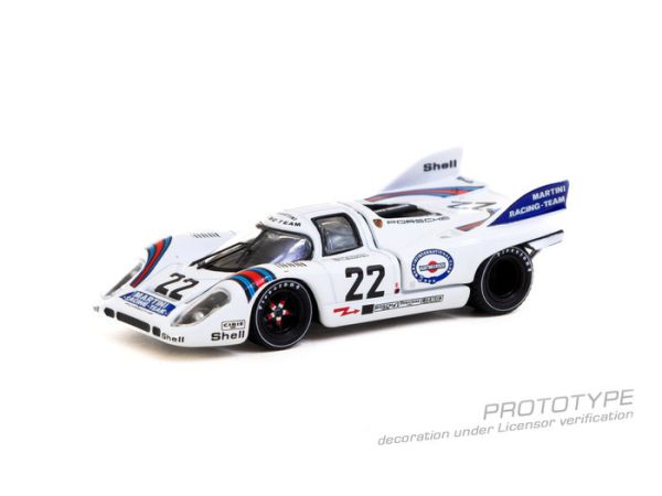 TARMAC WORKS 1/64 保時捷 Porsche 917 KH 利曼24耐1971 冠軍車 22號 馬丁尼 CWB64-002-LMW22 TARMAC WORKS 1/64 保時捷 Porsche 917 KH 利曼24耐1971 冠軍車 22號 馬丁尼 CWB64-002-LMW22