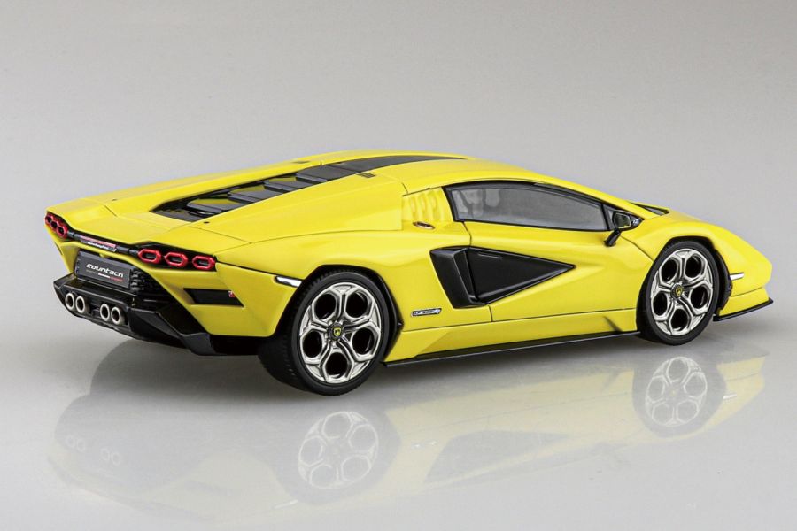 AOSHIMA 青島 1/32 Snap Kit 19-C Lamborghini 藍寶堅尼 Countach LPI 800-4 黃色 組裝模型 AOSHIMA 青島 1/32 Snap Kit 19-C Lamborghini 藍寶堅尼 Countach LPI 800-4 黃色 組裝模型