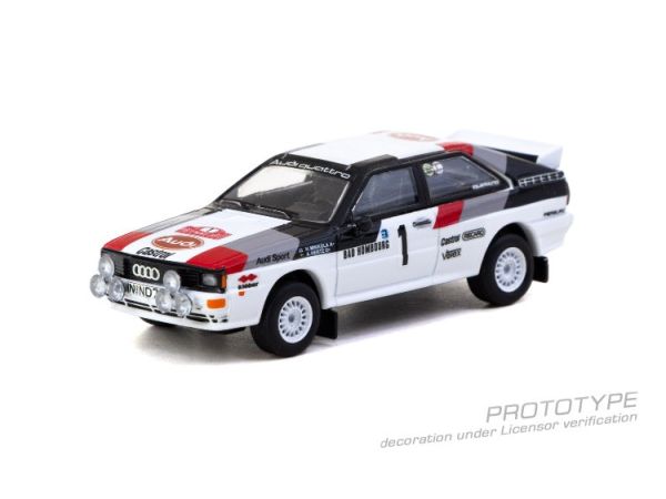(預購) TARMAC WORKS 1/64 奧迪 Audi Quattro A1 Lombard RAC Rally 1982 #1 Winner T64S-025-82RAC01 20260125 TARMAC WORKS 1/64 奧迪 Audi Quattro A1 Lombard RAC Rally 1982 #1 Winner T64S-025-82RAC01