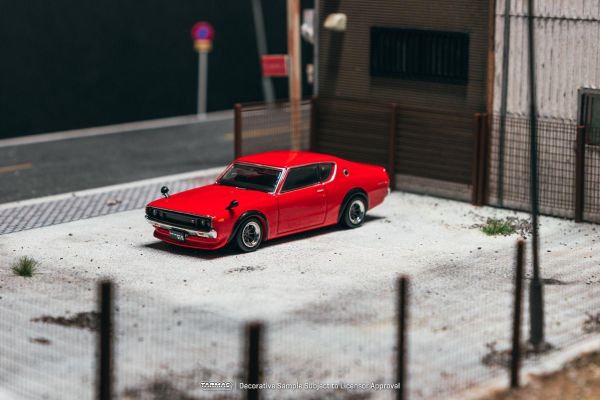 (預購) [吊卡版] Tarmac Works 1/64 日產 GLOBAL64 Nissan Skyline 2000GT-R (KPGC110) Red T64G-087-RE 20260824 [吊卡版] Tarmac Works 1/64 日產 GLOBAL64 Nissan Skyline 2000GT-R (KPGC110) Red T64G-087-RE