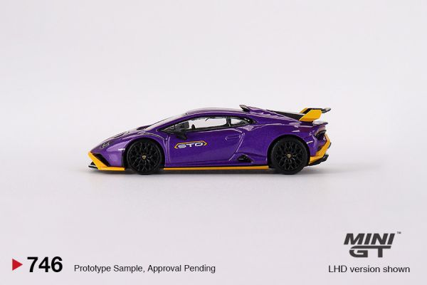 MINIGT 1/64 藍寶堅尼 Lamborghini Huracán STO Viola Pasifae 金屬紫 左駕 MINIGT 1/64 藍寶堅尼 Lamborghini Huracán STO Viola Pasifae 金屬紫 左駕