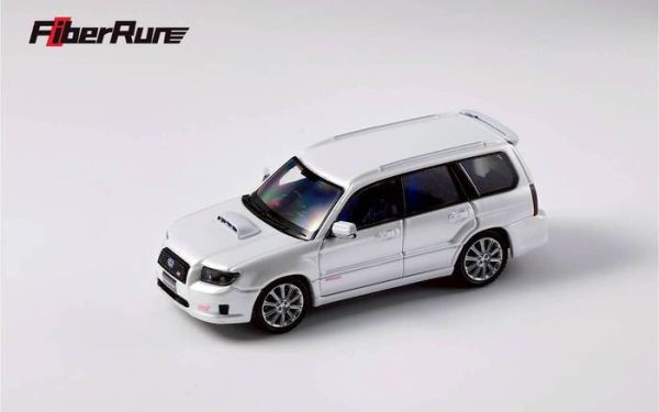 Fiberrun 1/64 速霸陸 SUBARU Forester SG9 金屬白 Fiberrun 1/64 速霸陸 SUBARU Forester SG9 金屬白