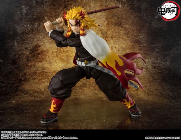 BANDAI S.H.Figuarts SHF 鬼滅之刃 煉獄杏壽郎 可動完成品 BANDAI S.H.Figuarts SHF 鬼滅之刃 煉獄杏壽郎 可動完成品
