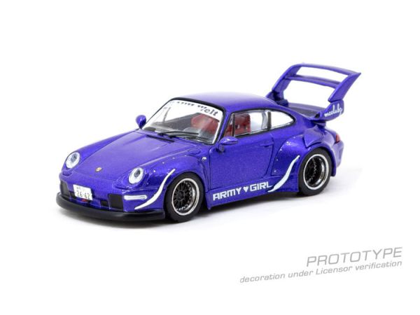 (預購) TARMAC WORKS 1/64 保時捷 RWB 993 ARMY GIRL T64-TL017-AG (預購) TARMAC WORKS 1/64 保時捷 RWB 993 ARMY GIRL T64-TL017-AG