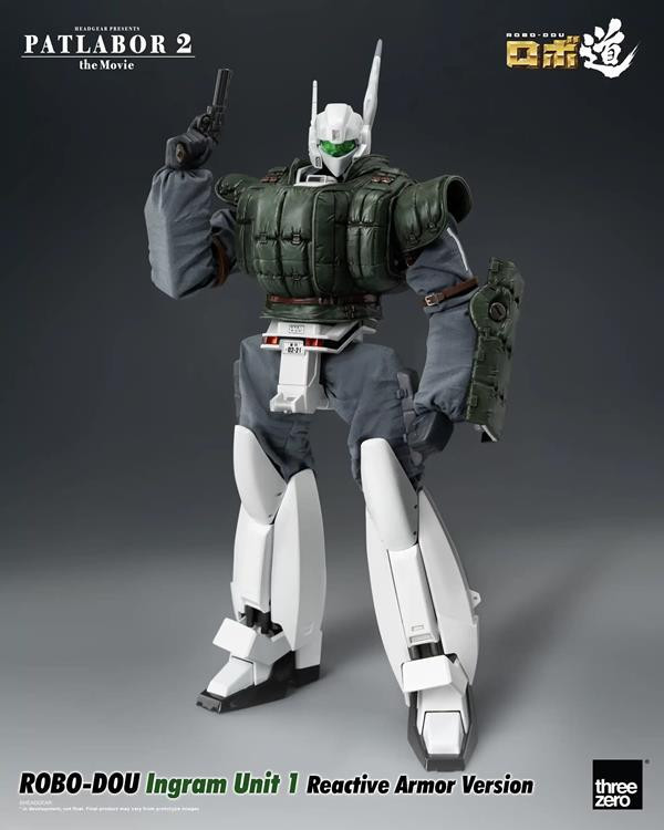 threezero 機動警察劇場版Ⅱ ROBO-DOU 英格倫1號機反應裝甲 可動完成品 threezero 機動警察劇場版Ⅱ ROBO-DOU 英格倫1號機反應裝甲 可動完成品