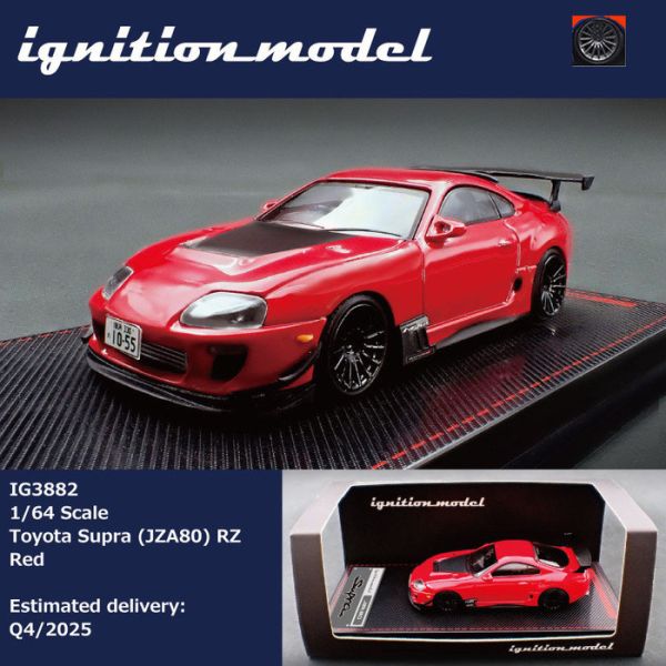 ignition model 1/64 豐田 Toyota Supra (JZA80) RZ Red 織戶學 IG3882 ignition model 1/64 豐田 Toyota Supra (JZA80) RZ Red 織戶學 IG3882