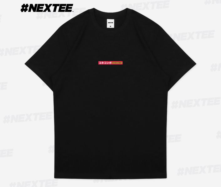NEXTee 翻轉模玩 KONEKONBO 短袖T恤 白色＆黑色 NEXTee 翻轉模玩 KONEKONBO 短袖T恤 白色＆黑色