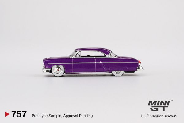 MINIGT 1/64 林肯 Lincoln Capri Hot Rod 1954 金屬紫 左駕 MINIGT 1/64 林肯 Lincoln Capri Hot Rod 1954 金屬紫 左駕