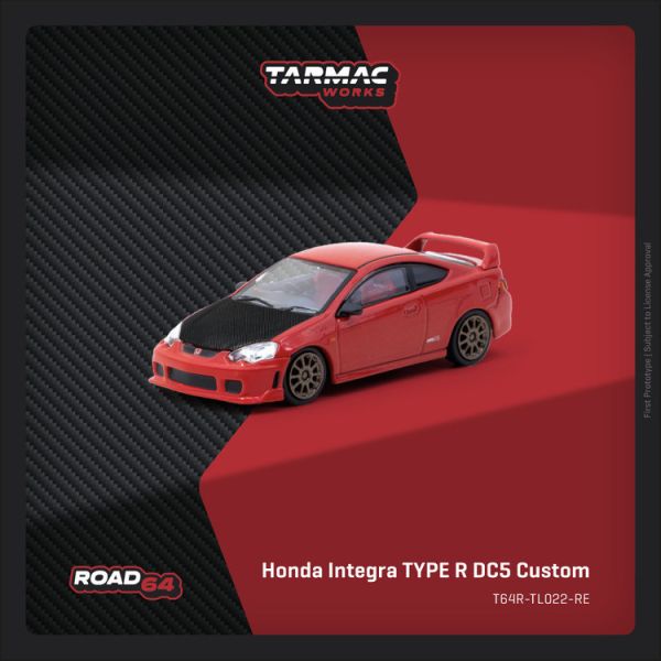 (預購) TARMAC WORKS 1/64 本田 Honda Integra TYPE R DC5 Custom Red T64R-TL022-RE (預購) TARMAC WORKS 1/64 本田 Honda Integra TYPE R DC5 Custom Red T64R-TL022-RE