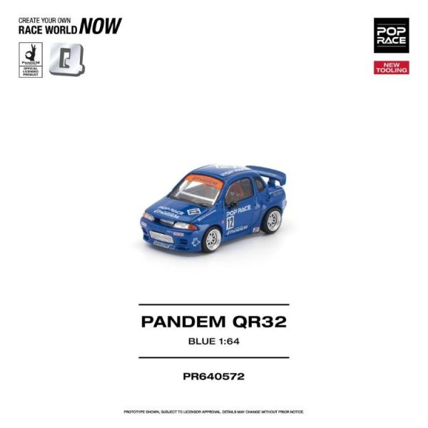 (預購) POP RACE 1/64 PANDEM QR32 BLUE PR640572 20260813 POP RACE 1/64 PANDEM QR32 BLUE PR640572