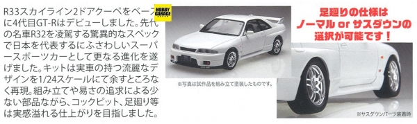 1/24 Nissan R33 Skyline GT-R 1995 FUJIMI ID19 富士美 組裝模型 FUJIMI,1/24,Nissan,R33,Skyline,GT-R,1995,