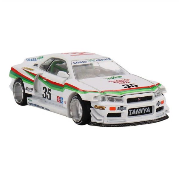 KaidoHouse x MINIGT 1/64 日產 Nissan Skyline GT-R (R34) TAMIYA x KAIDO HOUSE "The GRASSHOPPER" V1 KHMG167 KaidoHouse x MINIGT 1/64 日產 Nissan Skyline GT-R (R34) TAMIYA x KAIDO HOUSE "The GRASSHOPPER" V1 KHMG167