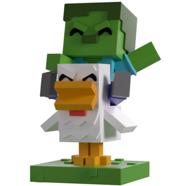 (預購) Youtooz Minecraft 雞騎士 Chicken Jockey 4.5吋 搪膠公仔 (預購) Youtooz Minecraft 雞騎士 Chicken Jockey 4.5吋 搪膠公仔