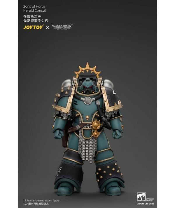 (預購) JOYTOY 1/18 戰鎚40000 荷魯斯之亂 荷魯斯之子 先驅領事傳令官 可動完成品 JT05459 20261027 JOYTOY 1/18 戰鎚40000 荷魯斯之亂 荷魯斯之子 先驅領事傳令官 可動完成品 JT05459