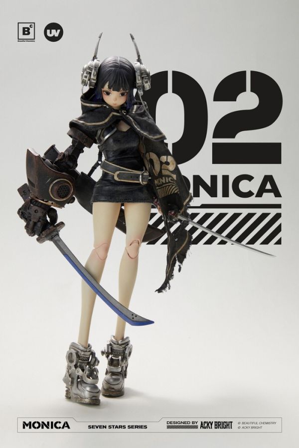 Beautiful Chemistry x Acky Bright 1/6 Seven Stars系列 02號 Monica 可動完成品 Beautiful Chemistry x Acky Bright 1/6 Seven Stars系列 02號 Monica 可動完成品