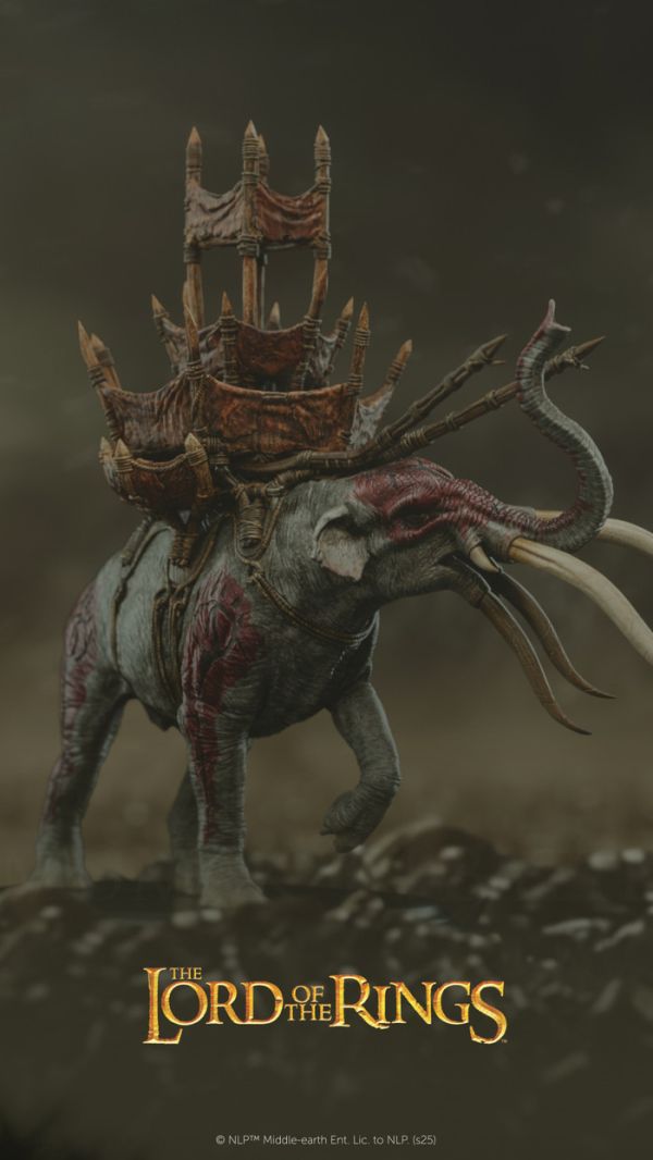 WETA Workshop 16.5cm 魔戒 穆馬基爾 Mumakil 猛獁象 靜態完成品 WETA Workshop 16.5cm 魔戒 穆馬基爾 Mumakil 猛獁象 靜態完成品