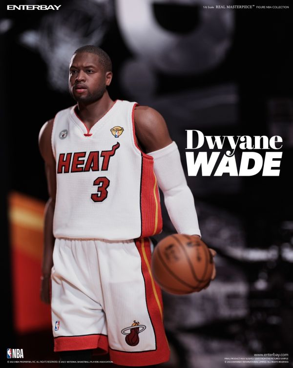 ENTERBAY 1/6 NBA系列 德韋恩韋德 Dwyane Wade 熱火隊 可動完成品 ENTERBAY 1/6 NBA系列 德韋恩韋德 Dwyane Wade 熱火隊 可動完成品