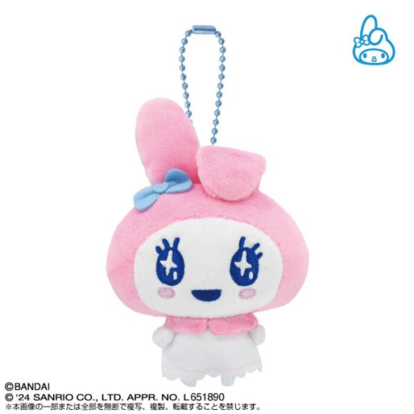 BANDAI PURI 絨毛吊飾 美樂蒂×甜心吉 BANDAI PURI 絨毛吊飾 美樂蒂×甜心吉